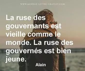 Citation de Alain