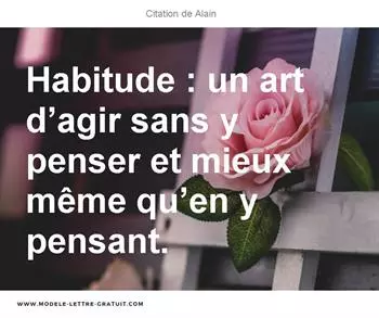Citations Alain