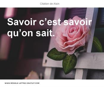 Citations Alain