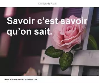 Citations Alain