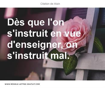Citations Alain