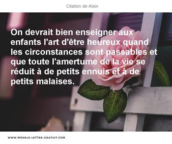 Citations Alain