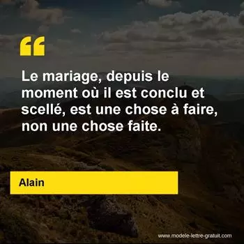 Citation Alain