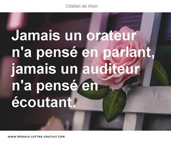 Citations Alain