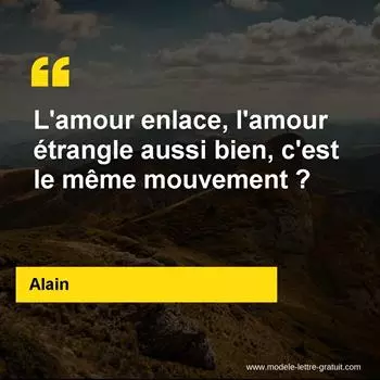 Citation Alain