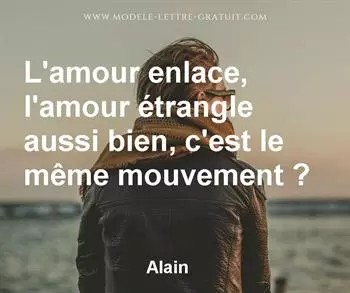 Citation de Alain