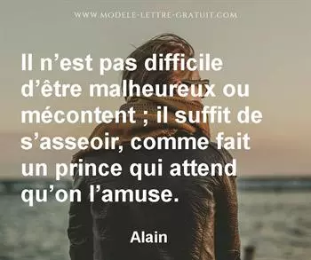 Citation de Alain