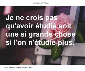 Citations Alain