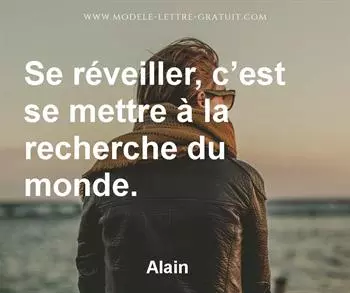 Citation de Alain