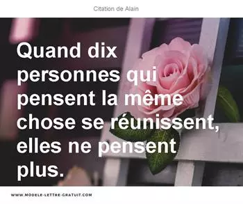 Citations Alain