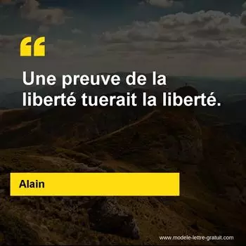 Citation Alain