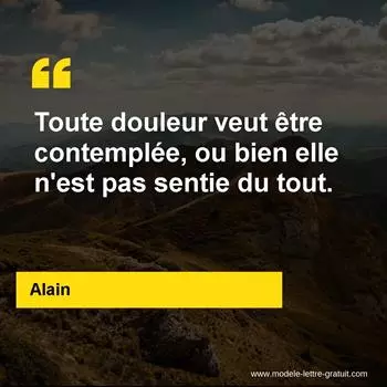 Citation Alain