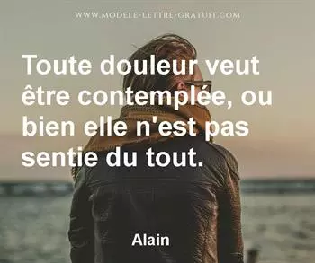 Citation de Alain