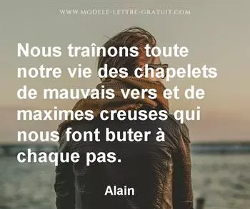 Citation de Alain