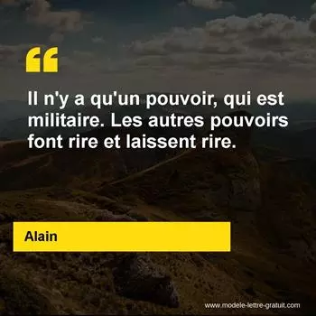Citation Alain