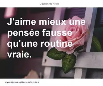 Citations Alain