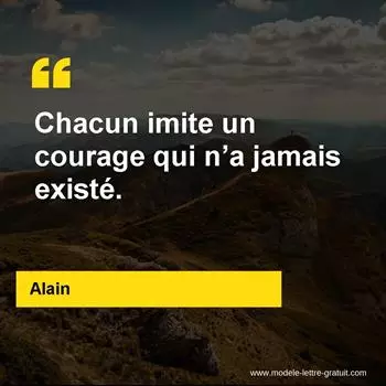 Citation Alain
