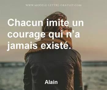 Citation de Alain