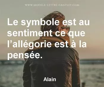 Citation de Alain