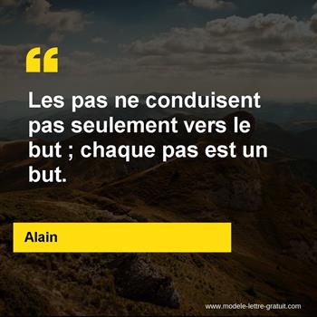 Citation de Alain