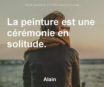 Citation de Alain
