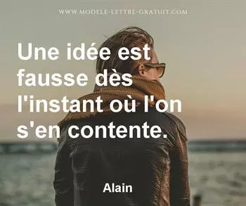 Citation de Alain