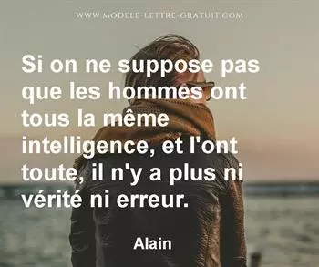 Citation de Alain
