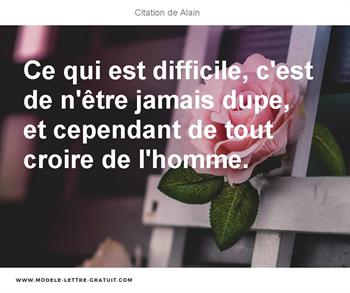Citations Alain