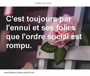 Citations Alain