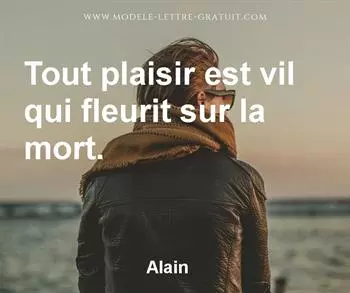 Citation de Alain