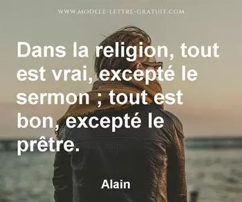 Citation de Alain