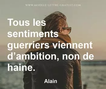 Citation de Alain