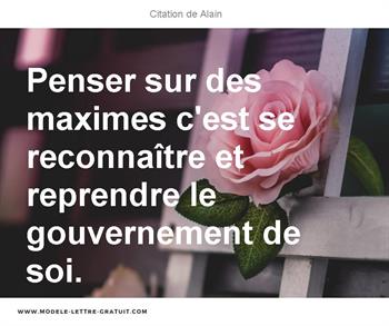 Citations Alain