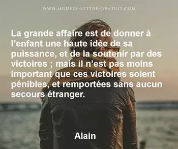Citation de Alain