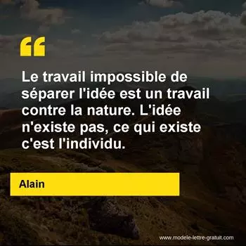 Citation Alain