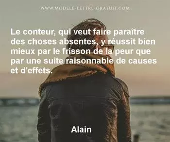 Citation de Alain