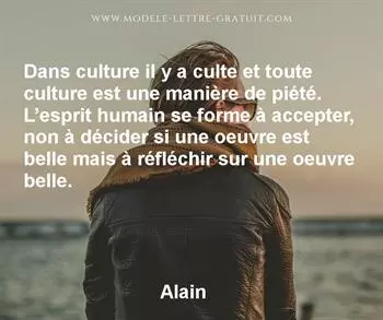 Citation de Alain
