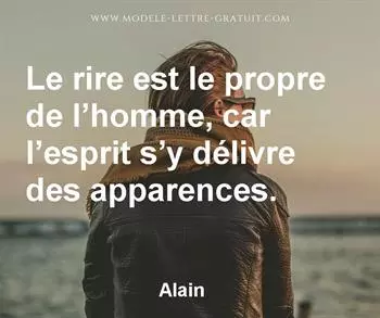 Citation de Alain