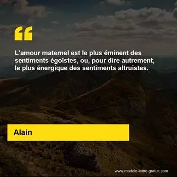 Citation Alain