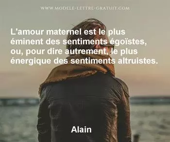 Citation de Alain