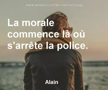 Citation de Alain