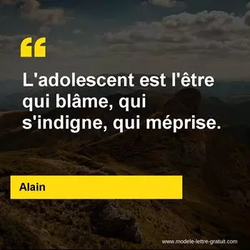 Citation Alain