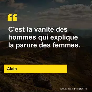 Citation Alain