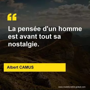 Citation Albert CAMUS