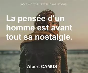 Citation de Albert CAMUS