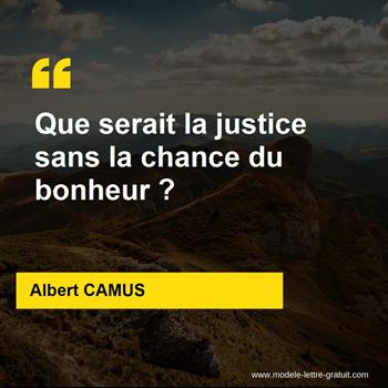 Citation de Albert CAMUS