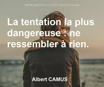 Citation de Albert CAMUS