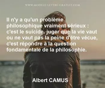 Citation de Albert CAMUS
