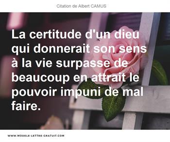 Citations Albert CAMUS