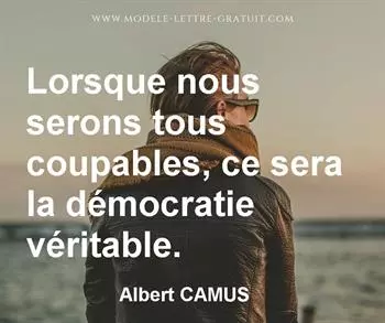 Citation de Albert CAMUS